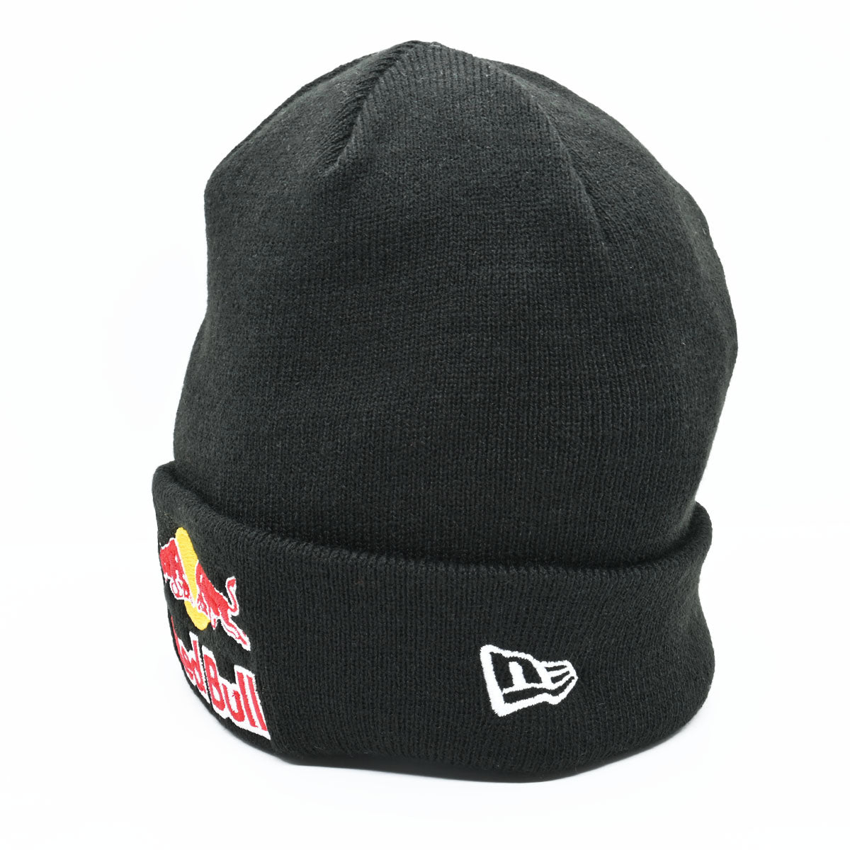 Gorro Beanie Lana Red Bull Negro - Logo Frontal