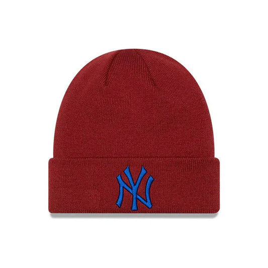 Gorro Beanie New Era New York Yankees Essential Rojo Cuff