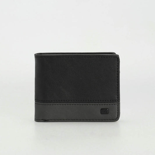 Billetera Billabong Dimension Negro Gris