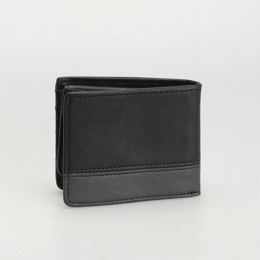 Billetera Billabong Dimension Negro Gris