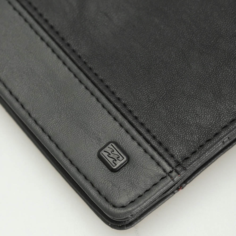 Billetera Billabong Dimension Negro Gris