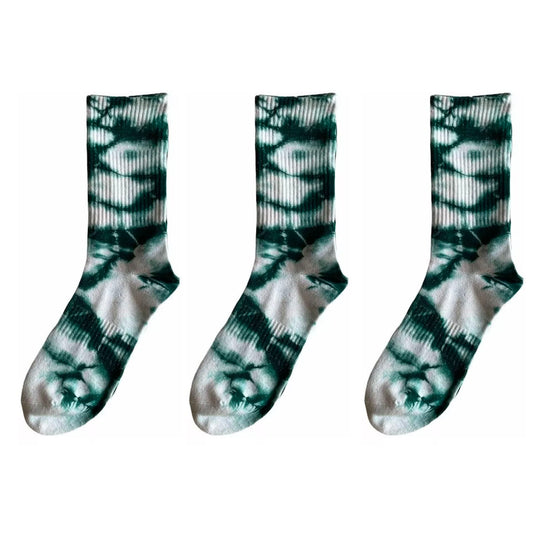 Tri-pack Calcetines Tie Dye Verde (3 Unidades)
