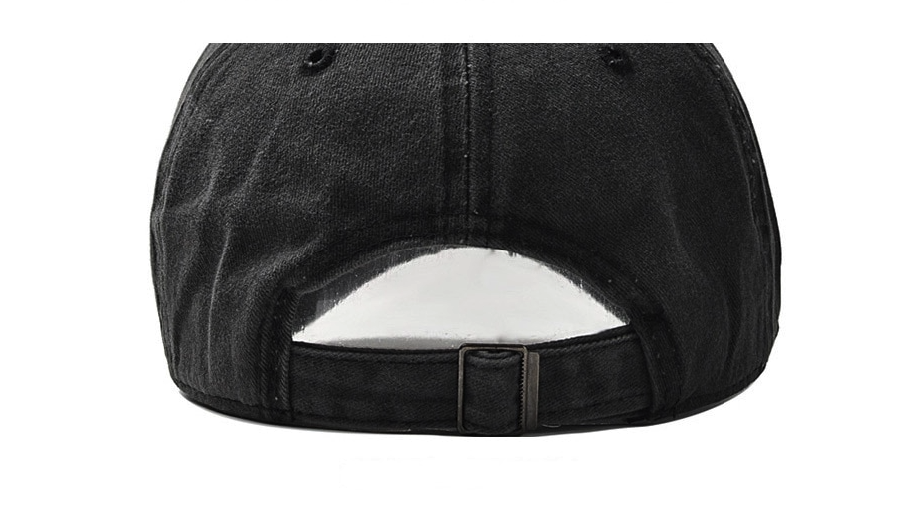 Gorra De Béisbol - Mezclilla Negro