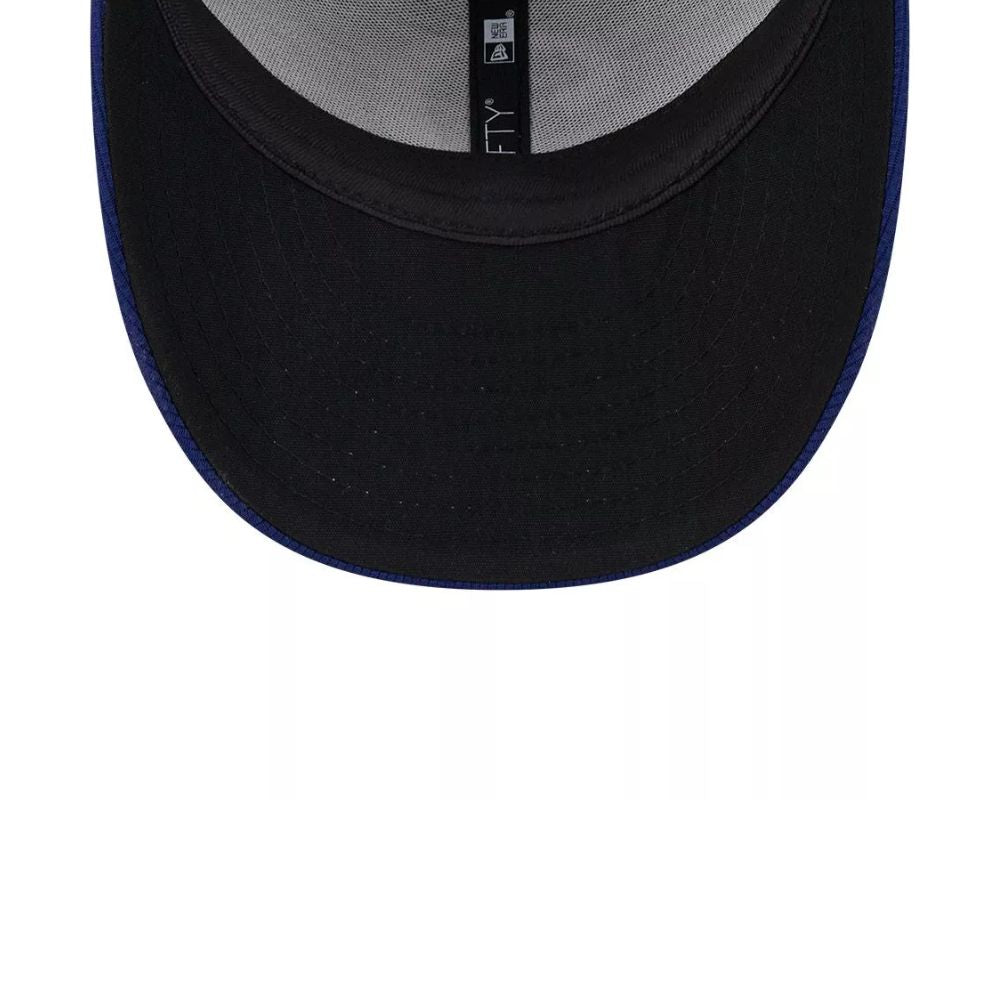 Detalle de la subvisera negra del jockey New Era Dodgers Spring Training 9FIFTY