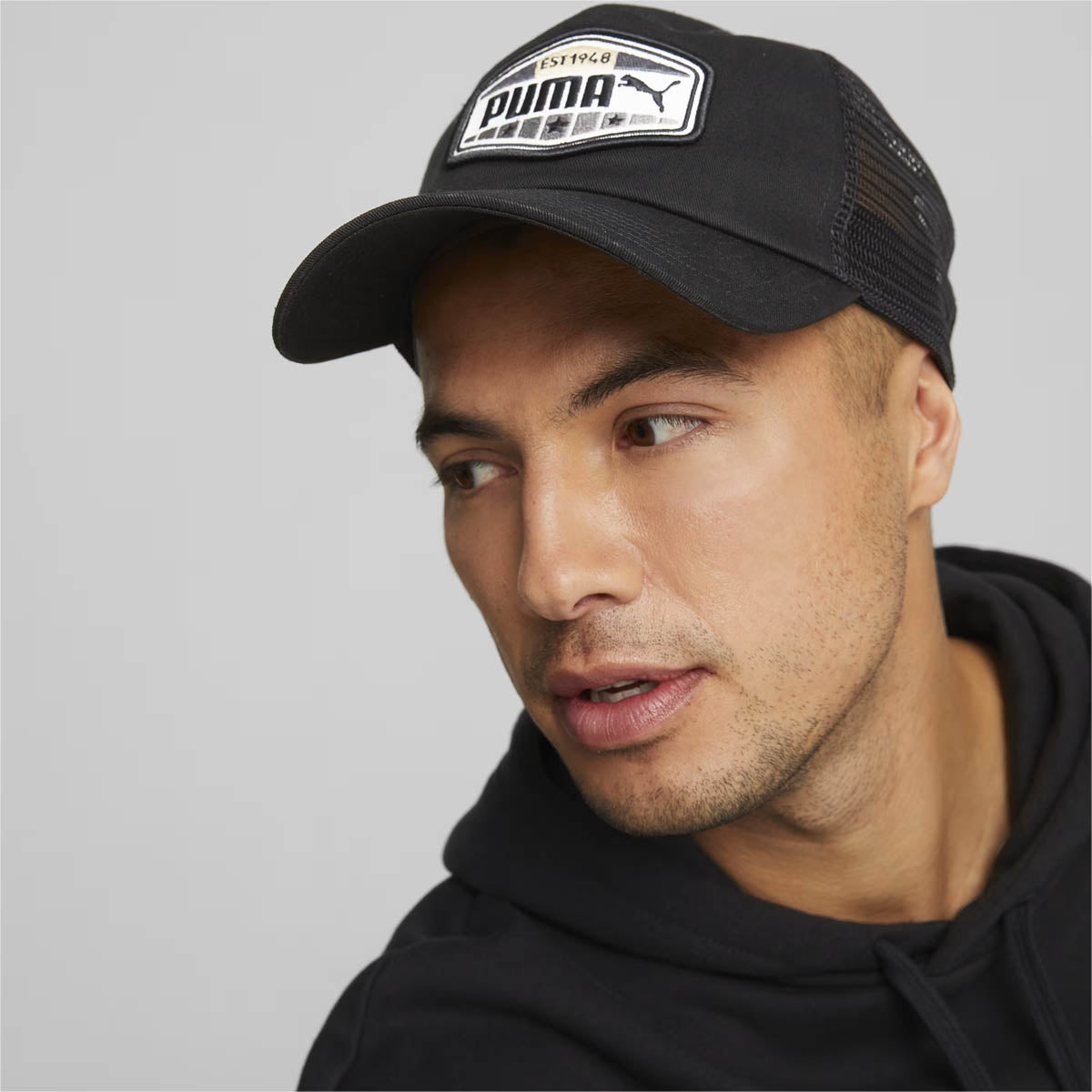 Jockey Visera Curva Trucker Puma Negro