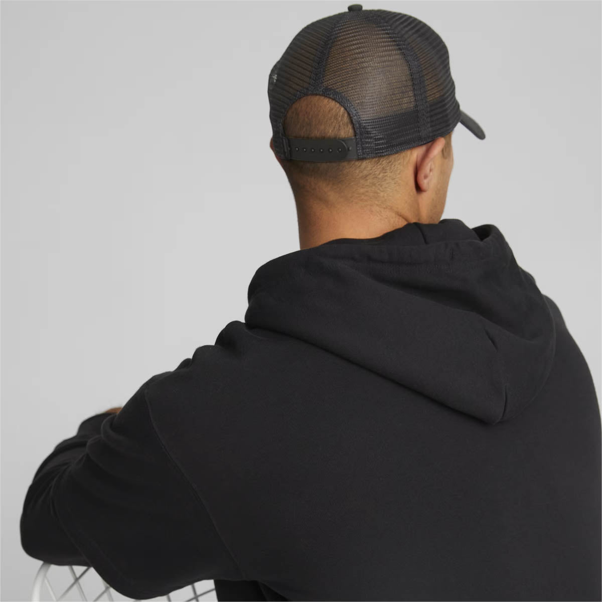 Jockey Visera Curva Trucker Puma Negro