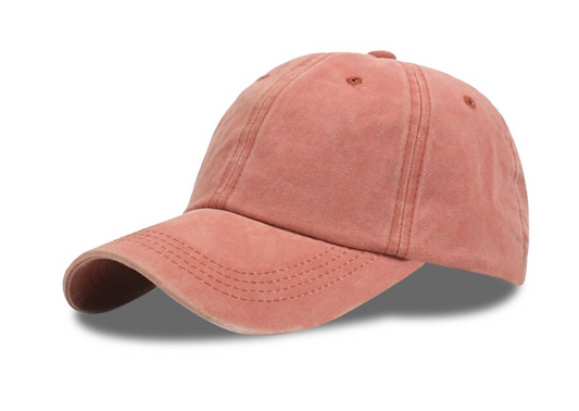 Gorra De Béisbol - Mezclilla Naranja