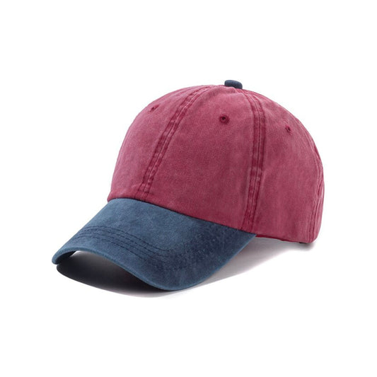 Gorra De Béisbol - Mezclilla Rojo Azul