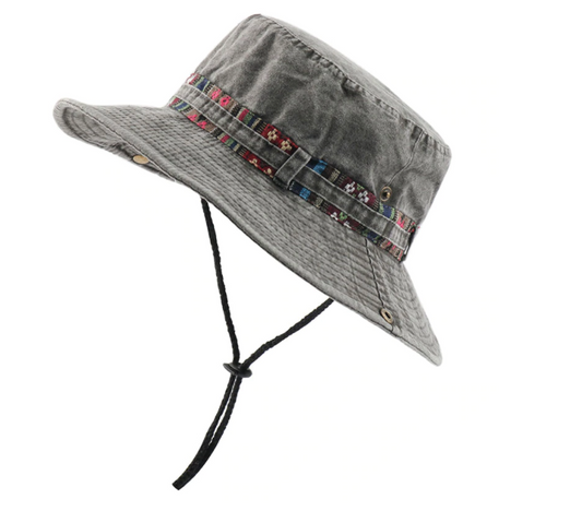 Gorra Verano - Bucket Senderismo Gris