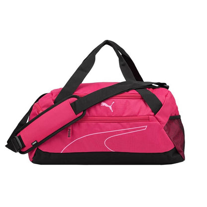 Bolso Puma Fundamentals Sport S rosado 090331 03, vista frontal en ángulo