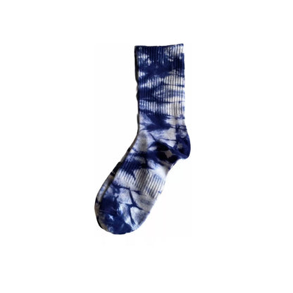 Pack de calcetines La Cap Company Calcetines Tie Dye (3 Unidades) Verde + Azul, detalle del tejido y diseño