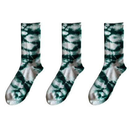 Pack de calcetines La Cap Company Calcetines Tie Dye Verde (3 Unidades), vista frontal del producto