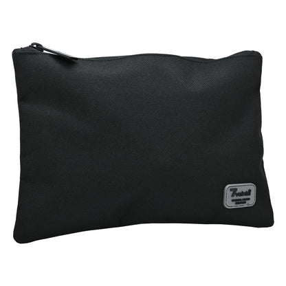Estuche cosmetiquero 7 Veinte Negro, vista frontal en ángulo
