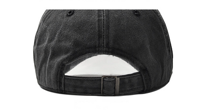 Gorra de béisbol La Cap Company Mezclilla Negro, vista trasera