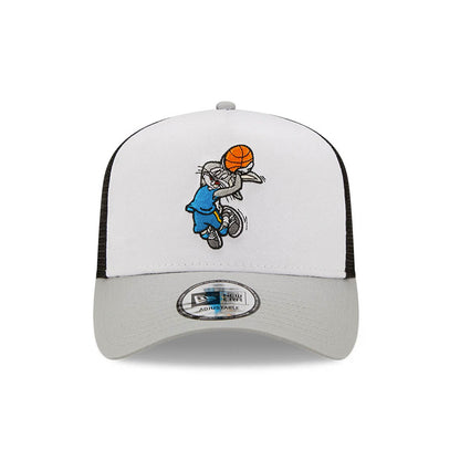 Jockey New Era Bugs Bunny 940 Trucker Gris, vista lateral
