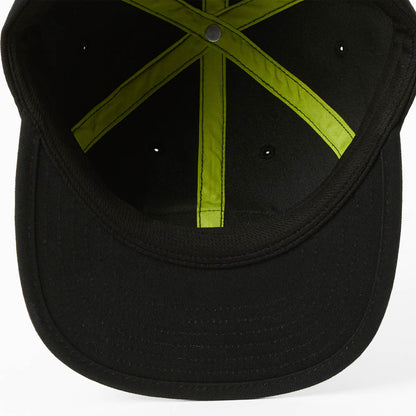 Jockey Billabong Bong Days Strapback Negro, detalle interior y de la visera
