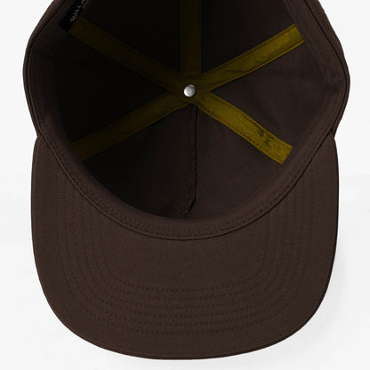 Jockey Billabong Heritage Strapback café, detalle interior y de la visera