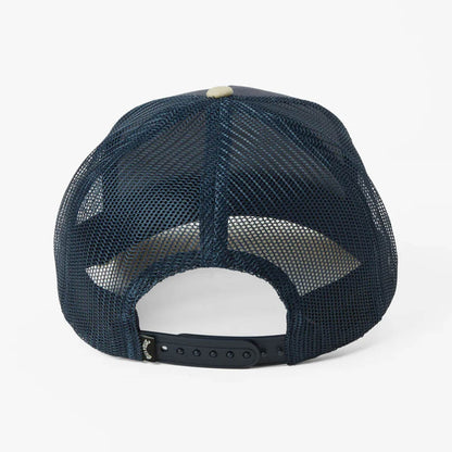 Jockey Billabong Stacked Trucker Hat Azul, vista trasera