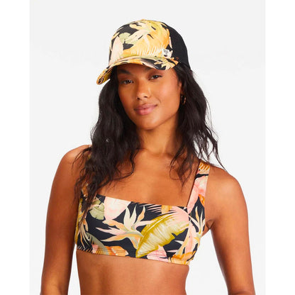Jockey Billabong Mujer Heritage Mashup Trucker Floral, vista lateral