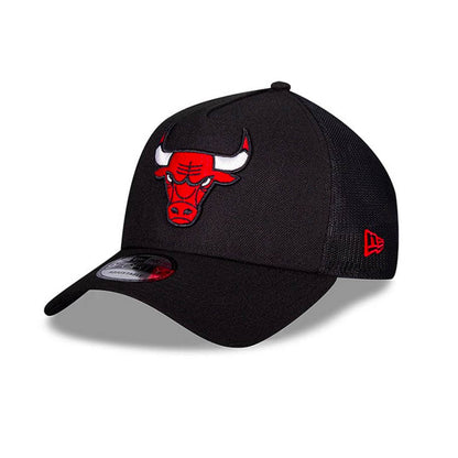 Jockey New Era Chicago Bulls 9forty Aframe Logo, vista frontal en ángulo