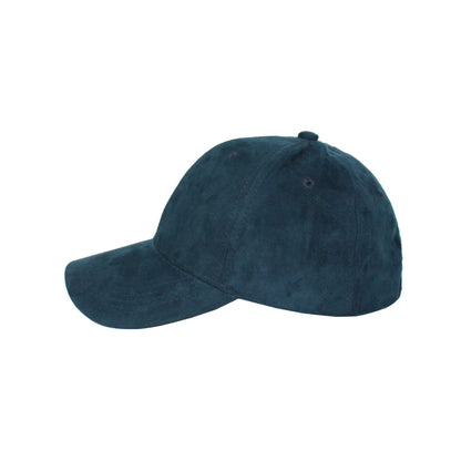 Gorra De Béisbol - Gamuza Azul Marino