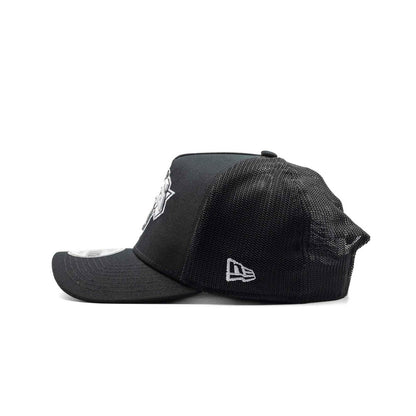 Jockey New Era Knicks 9FORTY Aframe Negro, vista frontal