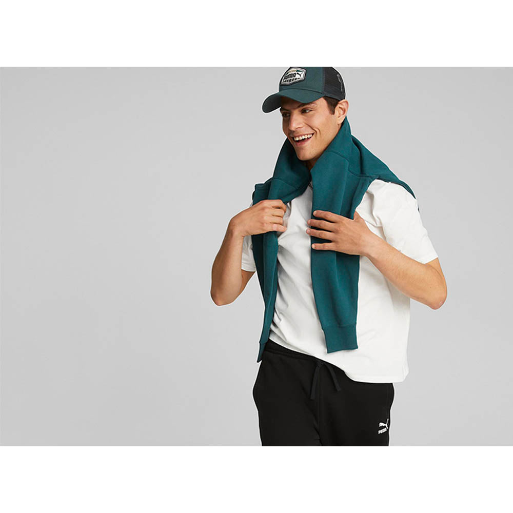 Jockey Visera Curva Trucker Puma 02404602 Verde