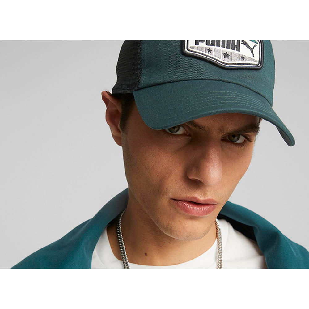 Jockey Visera Curva Trucker Puma 02404602 Verde