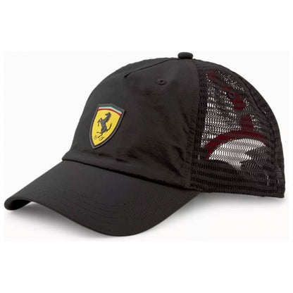 Jockey Puma Scuderia Ferrari Sptwr Race Negro, vista frontal en ángulo