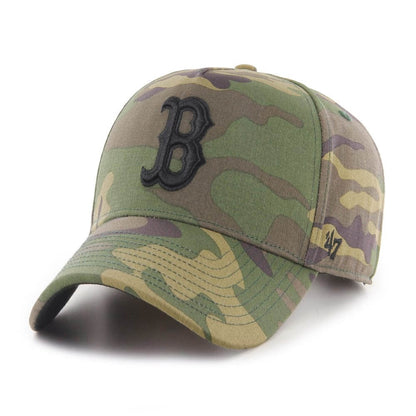 Jockey ’47 Boston Red Sox Grove MVP DT camuflaje, vista frontal en ángulo