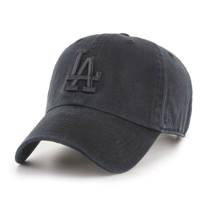 Jockey ’47 Los Angeles Dodgers negro BKQ Brand, vista frontal en ángulo