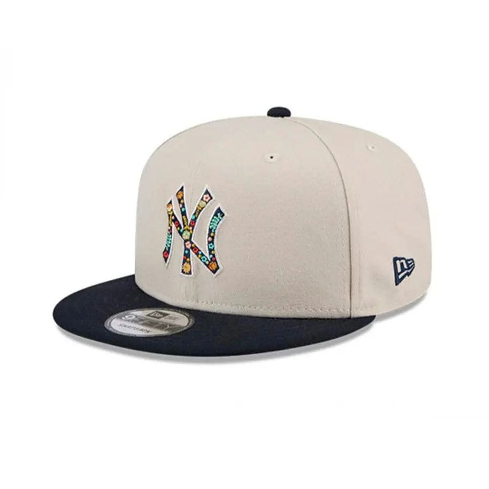 Jockey New Era 9fifty MLB New York Yankees Floral Fill Light Beige