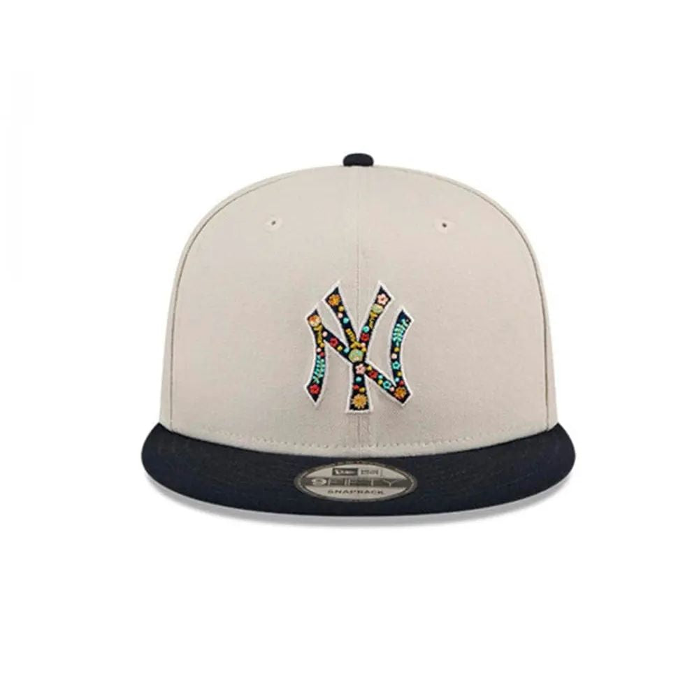 Jockey New Era 9fifty MLB New York Yankees Floral Fill Light Beige