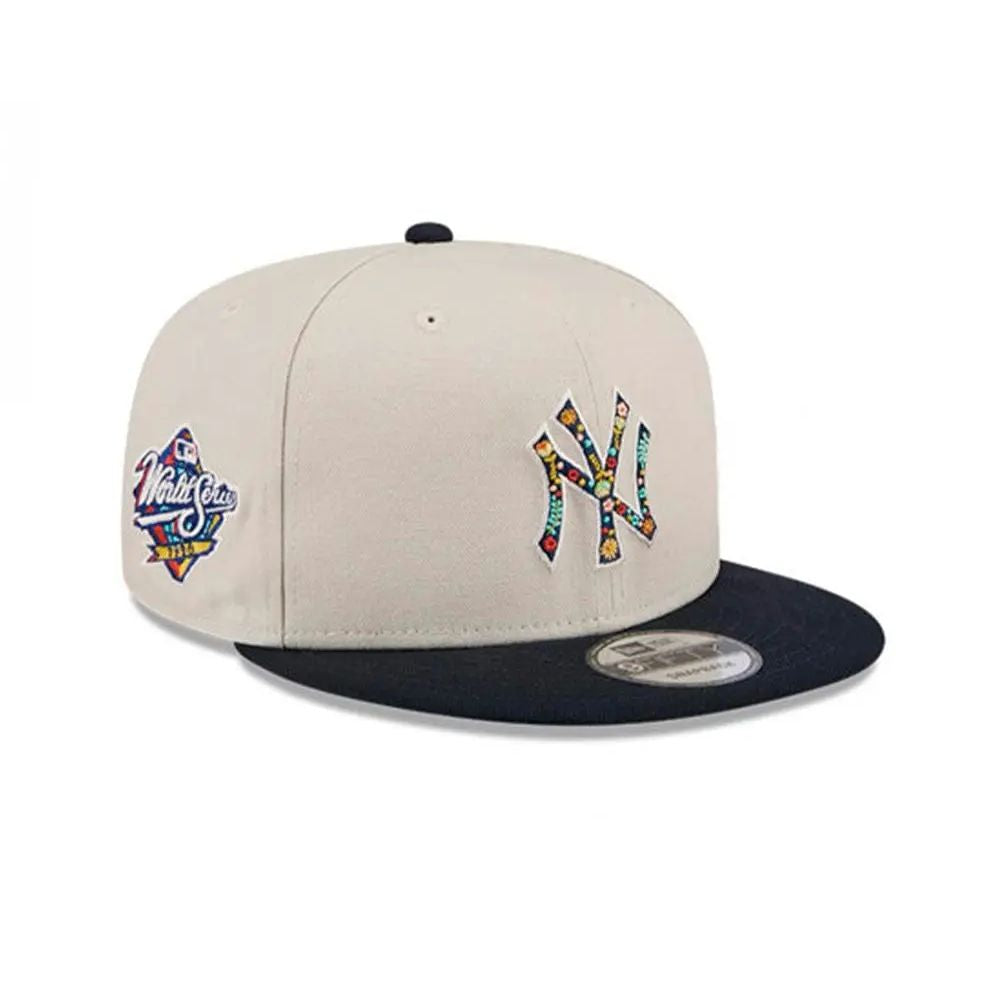 Jockey New Era 9fifty MLB New York Yankees Floral Fill Light Beige