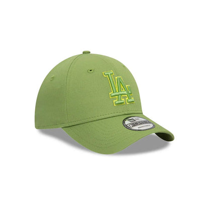 Jockey New Era 9FORTY Los Angeles Dodgers Team Outline Green MLB