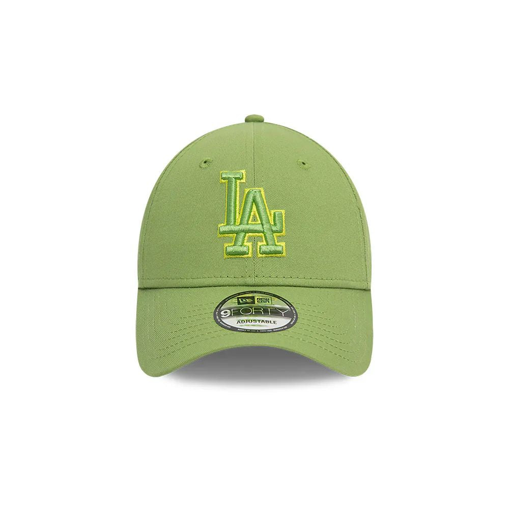Jockey New Era 9FORTY Los Angeles Dodgers Team Outline Green MLB