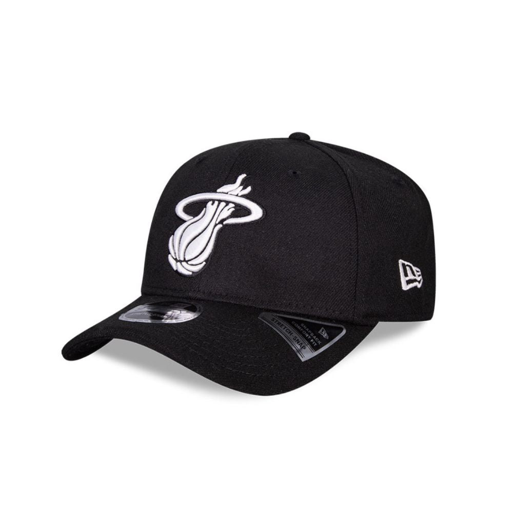 Jockey New Era Miami Heat 9FIFTY Strech Snapback Black