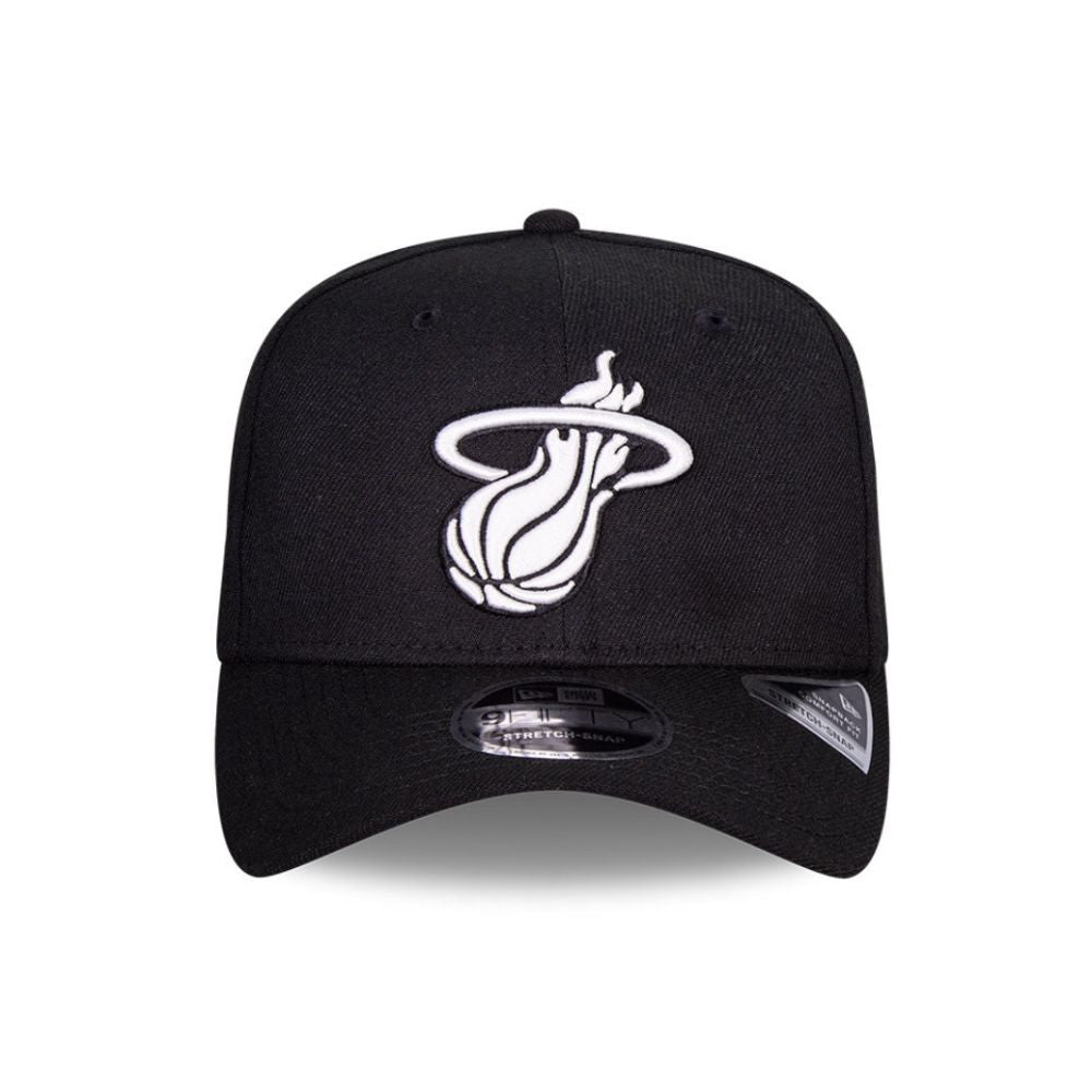 Jockey New Era Miami Heat 9FIFTY Strech Snapback Black