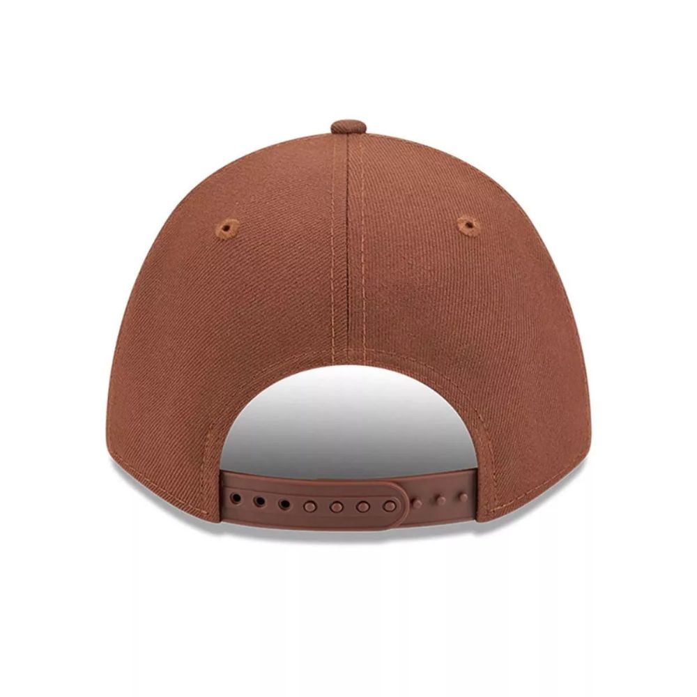 Parte posterior del jockey Miami Heat 9FORTY M-Crown café con cierre snapback ajustable