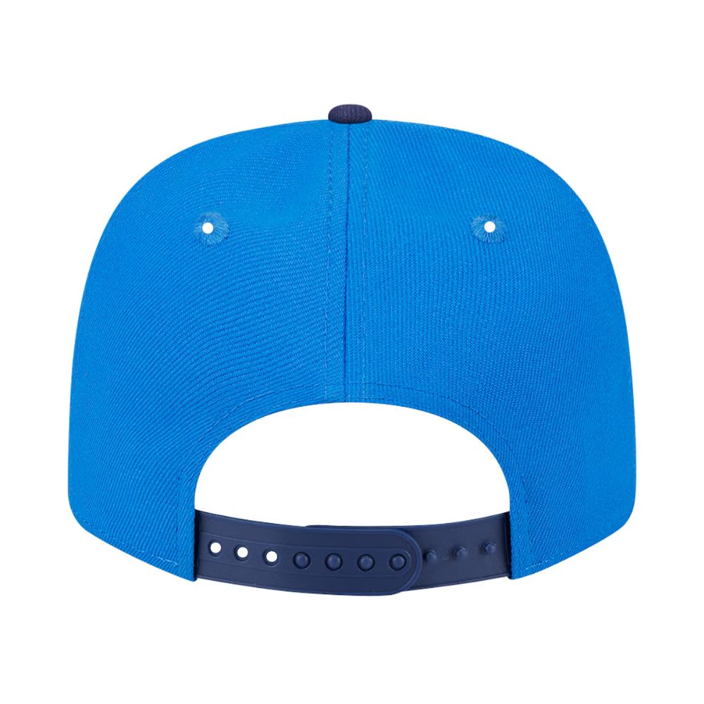 Parte posterior del jockey New Era Yankees Big League Chew azul con cierre snapback ajustable