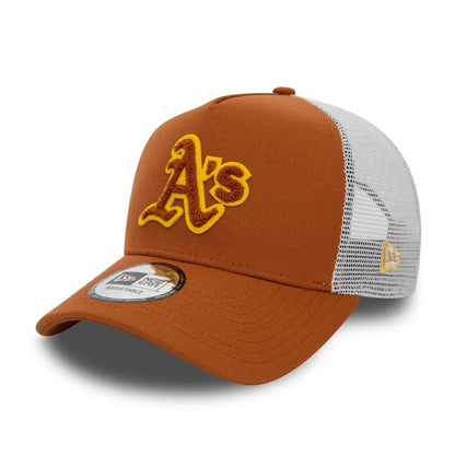 Jockey New Era Oakland Athletics Boucle Brown Trucker
