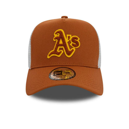 Jockey New Era Oakland Athletics Boucle Brown Trucker