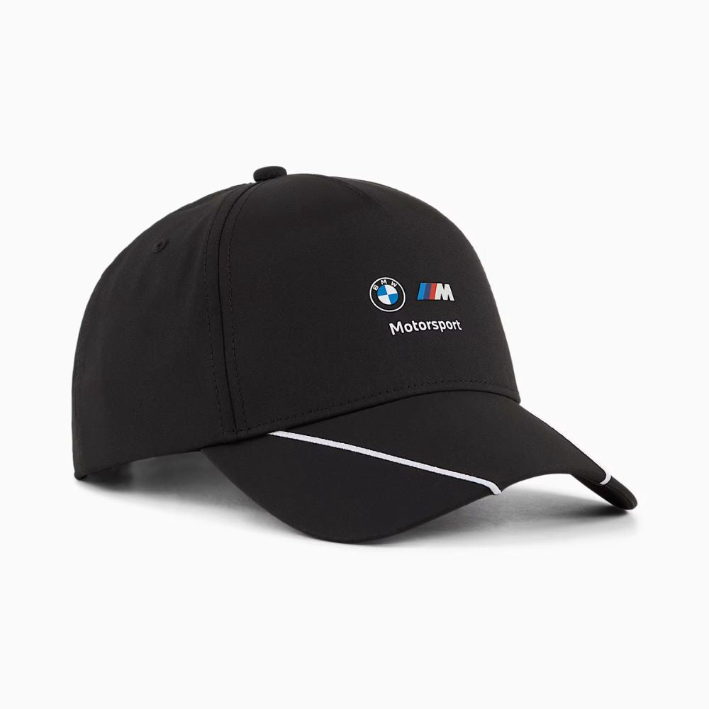 Jockey Puma BMW M Motorsport BB Negro, vista frontal en ángulo