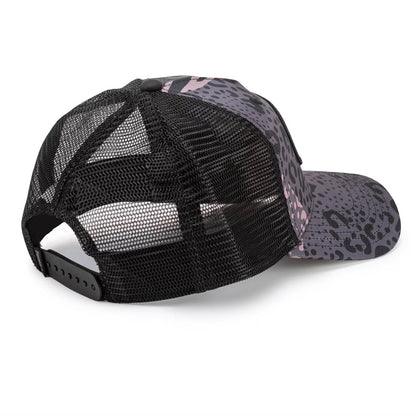 Jockey Puma Trucker Animal Print negro Dark 024764-04, vista trasera