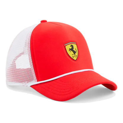 Jockey Puma Trucker Ferrari Race SPTWR 024774-01, vista frontal en ángulo