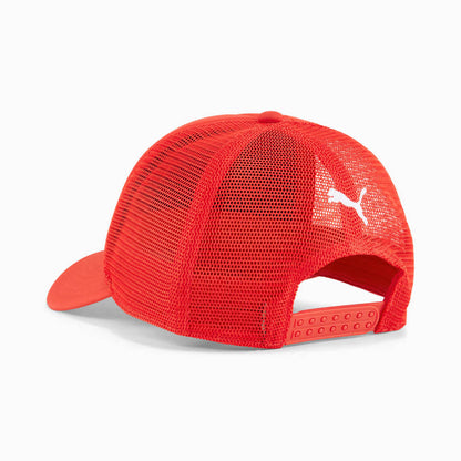 Jockey Puma Trucker Scuderia Ferrari Race Rojo, detalle interior y de la visera
