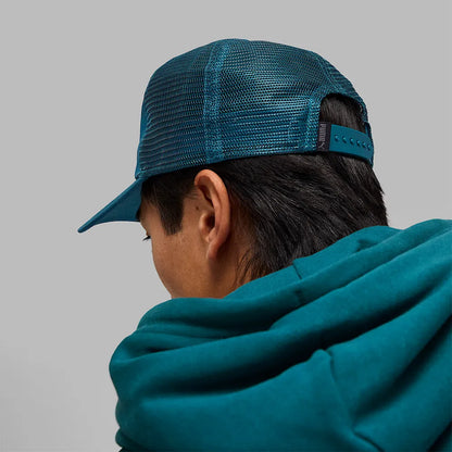 Jockey Puma Visera Curva Trucker 024046-08 Verde, vista trasera