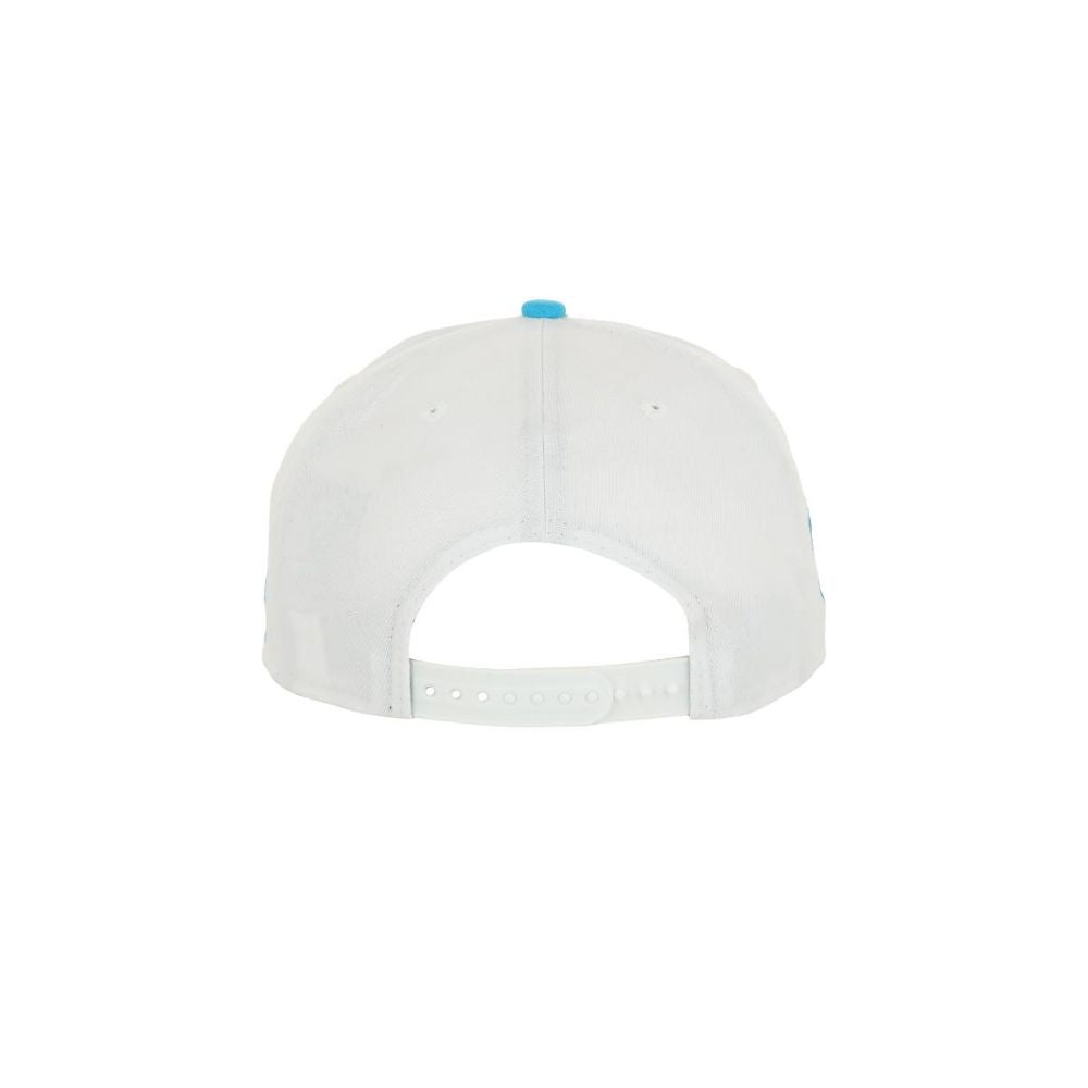 Jockey snapback New Era Los Angeles Dodgers MLB Patch blanco 9FIFTY, detalle interior y de la visera