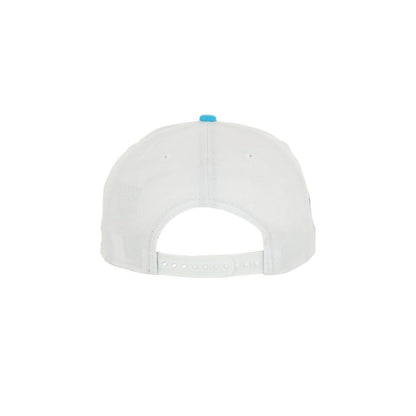 Jockey snapback New Era Los Angeles Dodgers MLB Patch blanco 9FIFTY, detalle interior y de la visera