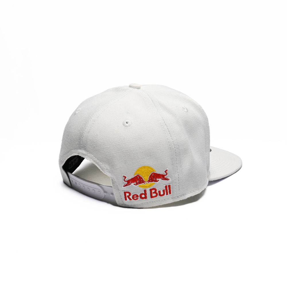 Jockey Snapback Red Bull Logo Frontal Blanco